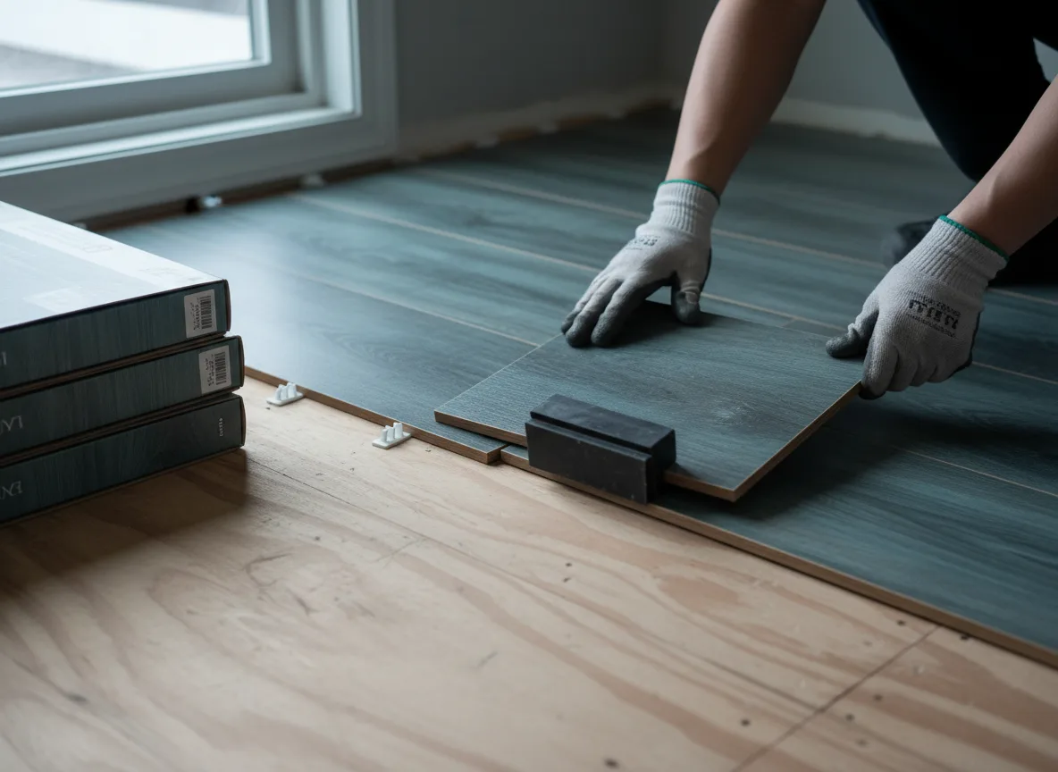 Luxury Vinyl Plank Installation company in Rimforest, CA